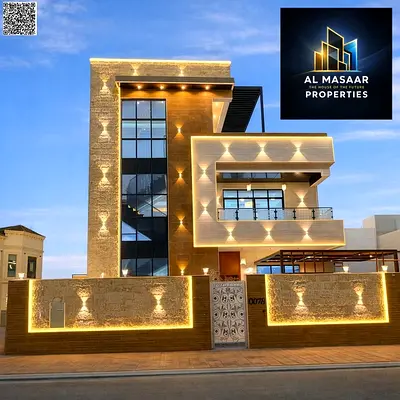 فيلا زاوية طابقين و رووف مع مسبح تشطيب خاص السعر شامل رسوم توصيل الكهرباء و الماء خلف مطعم ماكدونالذ