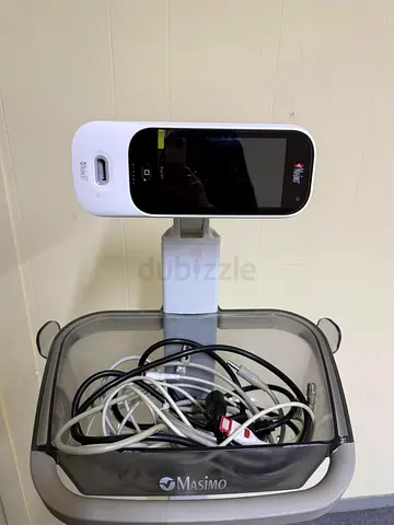 Masimo Rad-97 Portable Pulse Oximeter with Stand  Acce and Nihon Kohden Life Scope Patient Monitor,