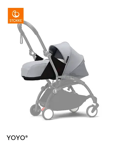 Stokke YOYO Newborn Carrycot (Bassinet) - Light Grey