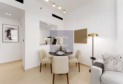 Furnished 1BR Apartment | Binghatti Crest JVC | Balcony & City View