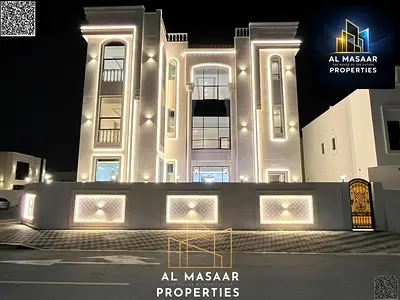 A unique opportunity to own a luxurious villa with a modern design and super deluxe finishes, strategically located on a main street opposite a mosque
