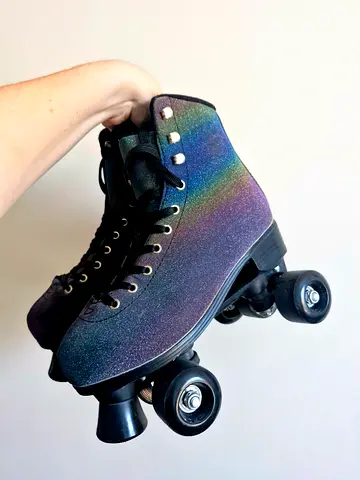 Rollerskates for sale rainbow holographic