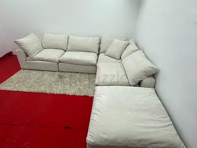 Marina home luscious sofa with footstool