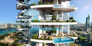 3BR Duplex | Cavalli Tower | Full Sea &amp; Palm Views