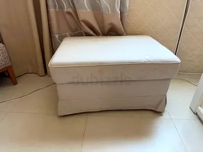IKEA ottoman/foot stool with storage