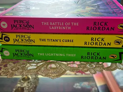 Set of 3 mercy Jackson books
