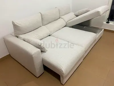 Ikea Eskilstuna L shape sofa bed