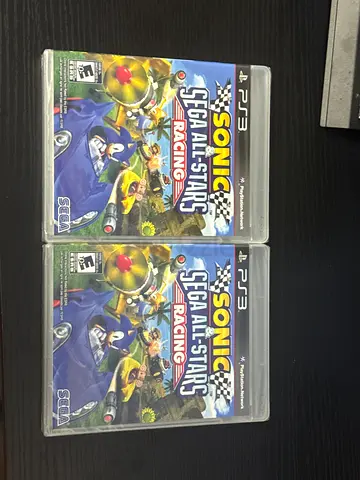 Sealed Sonic  SEGA All-Stars Racing (PS3) - Set of 2