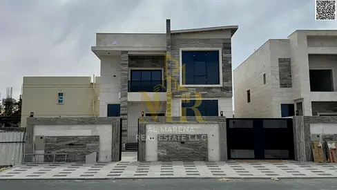 A stylish, modern two-story villa with a rooftop terrace, featuring a complete design – upscale living with practical features and a competitive price