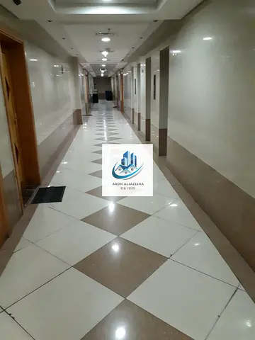 Specious 1bhk in fully family building in 39k AED🏢 with big hall balcony and room beautiful wooden cabinet🗄️ in kitchen new building best for families