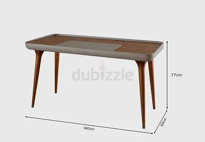 Modern wooden study/computer desk - 140 x 65 x 77 cm
