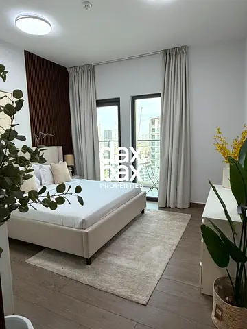Furnished | Balcony & Pool Views | Ready to move