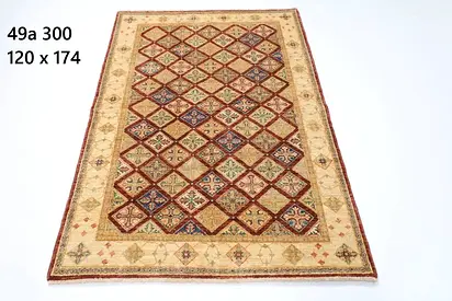4*6ft  120 x 174 cm Oriental afghan handmade carpet rug living room bedroom rug carpet