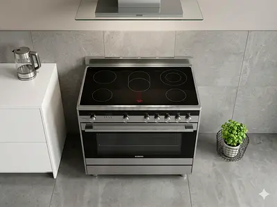 Siemens IQ700 MODEL  HY738357M full electric ceramic 5 hobs stove oven dual fan cooking range 90x60z