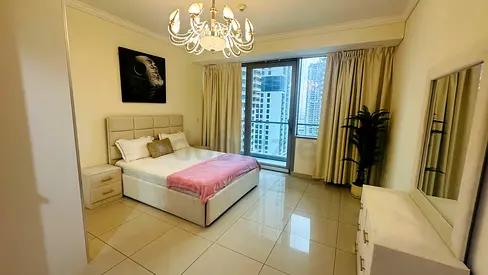 Furnished big brand new room/ Luxury building/attch balcony/ocean Heights/ Marina