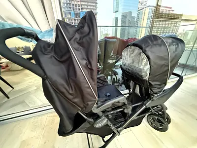Graco Double Stroller (Twin / 2 Kids) – Excellent Condition