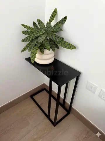 Black Wooden Side Table