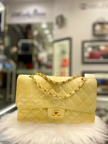 Chanel Vintage Beige Double Flap Classic Bag (Authentic/PreOwned)