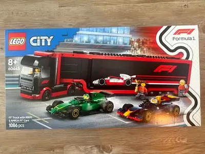 BARGAIN BRAND NEW LEGO 60445 CITY F1 TRUCK WITH RB20 AND AMR24