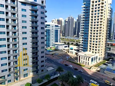 Studio for Rent in Marina View Tower Dubai Marina | Balcony | Ready to Move