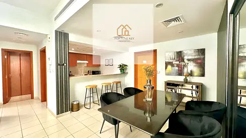 Fully Furnished | Balcony| Pool view