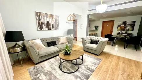 Fully Furnished | Balcony| Pool view