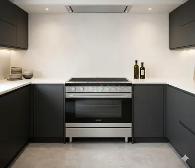 Siemens latest model made in Turkey full electric ceramic 5 hobs stove oven fan cooking range 90x60e