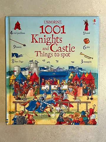 Usborne 1001 Knights  Castle — Kids Spot-the-Item Activity Book