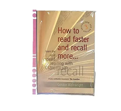 How to Read Faster and Recall More — Gordon Wainwright (Sealed/Brand New)