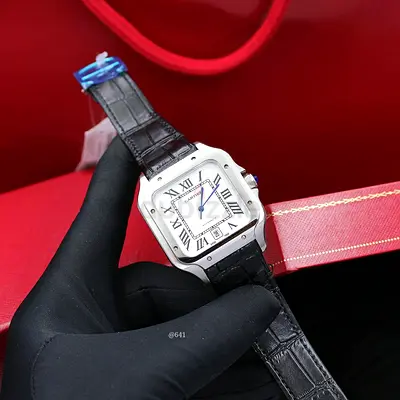 Cartier Santos Automatic Arabic Numerals