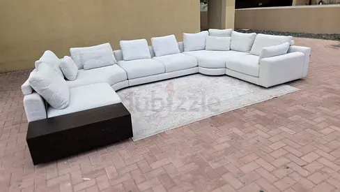 Chattles and more premium quality olta feather filled modular sofa