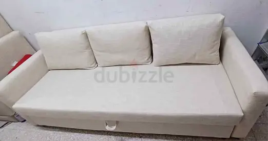 3 seater sofa bed with storage Ikea FRITHEN