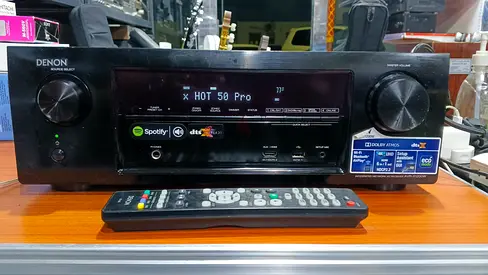 DENON NETWORK AV RECEIVER X1200W WITH DOLBY ATMOS, WI-FI, AIRPLAY, BLUETOOTH, 4K  3D PASS-THROUGH