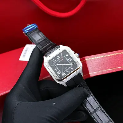 Cartier Santos Automatic Arabic Numerals