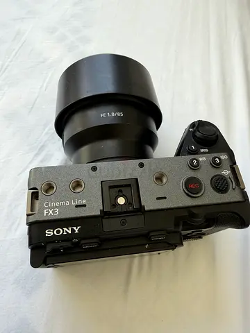 Sony Cinema Line FX3 with FE 85mm lens - used