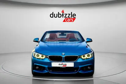 AED 1464/month | 2018 BMW 4-Series 430i Convertible | GCC Specs | Ref#452391