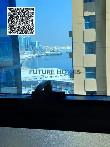 well maintained sea view 2 bhk apartment available for rent in al khor towers Ajman