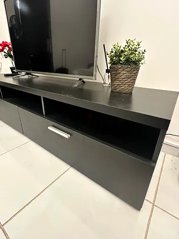 Black TV Stand