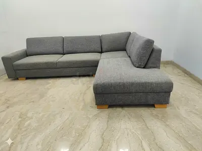 Ikea Sorvallen gray lshape sofa for sale