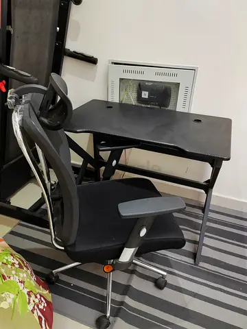 Office Working Chair and Table Slightly used