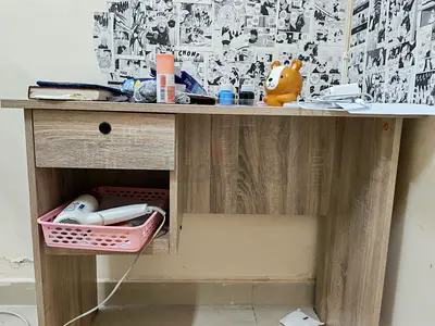 Wooden Study Table with Drawer