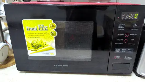 Daewoo countertop microwave oven – working condition
