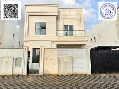 فيلا فاخرة جديدة كلياً من طابقين متاحة للإيجار في منطقة الزاهية، عجمان