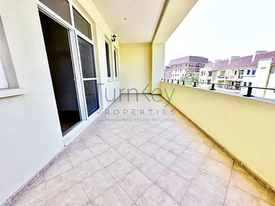 Well maintained | Long concrete Balcony