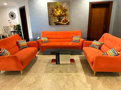 Modern Living Room Set – Sofas + Coffee Tables (Full Set)