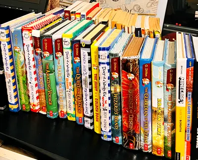 Used kids book collection — Diary of a Wimpy Kid, Minecraft,G Stilton  adventure series