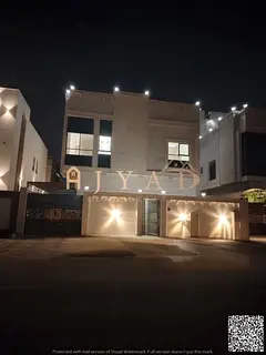 For sale: luxury villa in Al Bahia Ajman, 6 bedrooms, 7 bathrooms, 3014 sq ft, rooftop terrace, cove