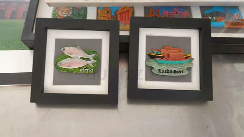 Framed Cultural Memorabilia Art Pieces