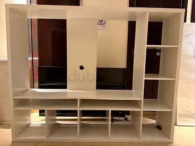 IKEA TV unit with shelves