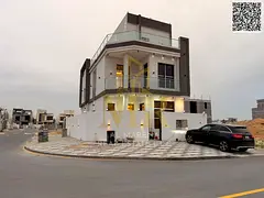 Corner villa, two floors, price includes registration and ownership fees, in one of the most prestig